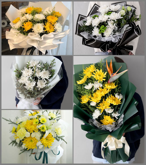 福建龙岩武平县永平乡岗背村白事花束代送